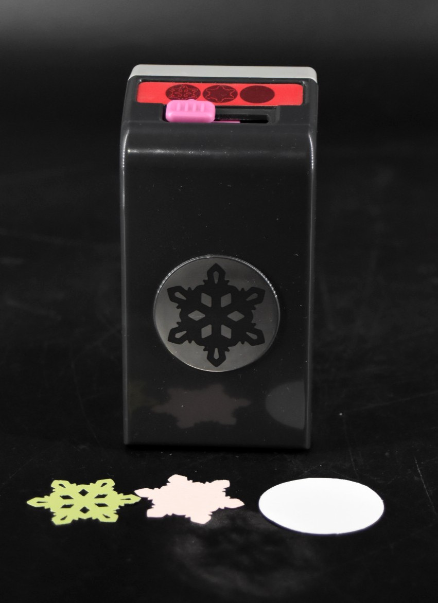 EK Success Layering SNOWFLAKE 3 IN 1 Large Paper Punch Paper Crafting Tool