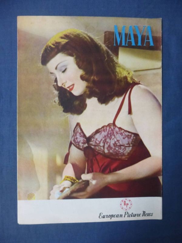 (204) Old movie pamphlet Prostitute Maya Vivianne Romance VIVIANE ROMANCE direct