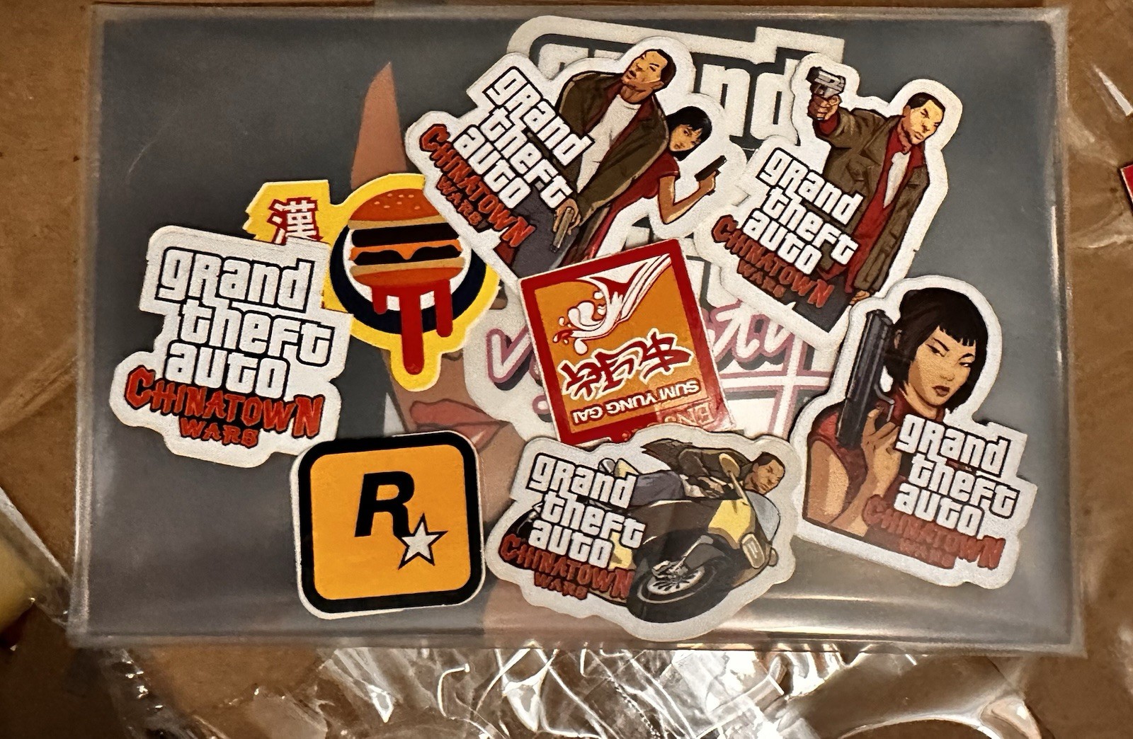Grand Theft Auto: Vice City & Chinatown Wars - Promo Stickers & Poster/Map - GTA