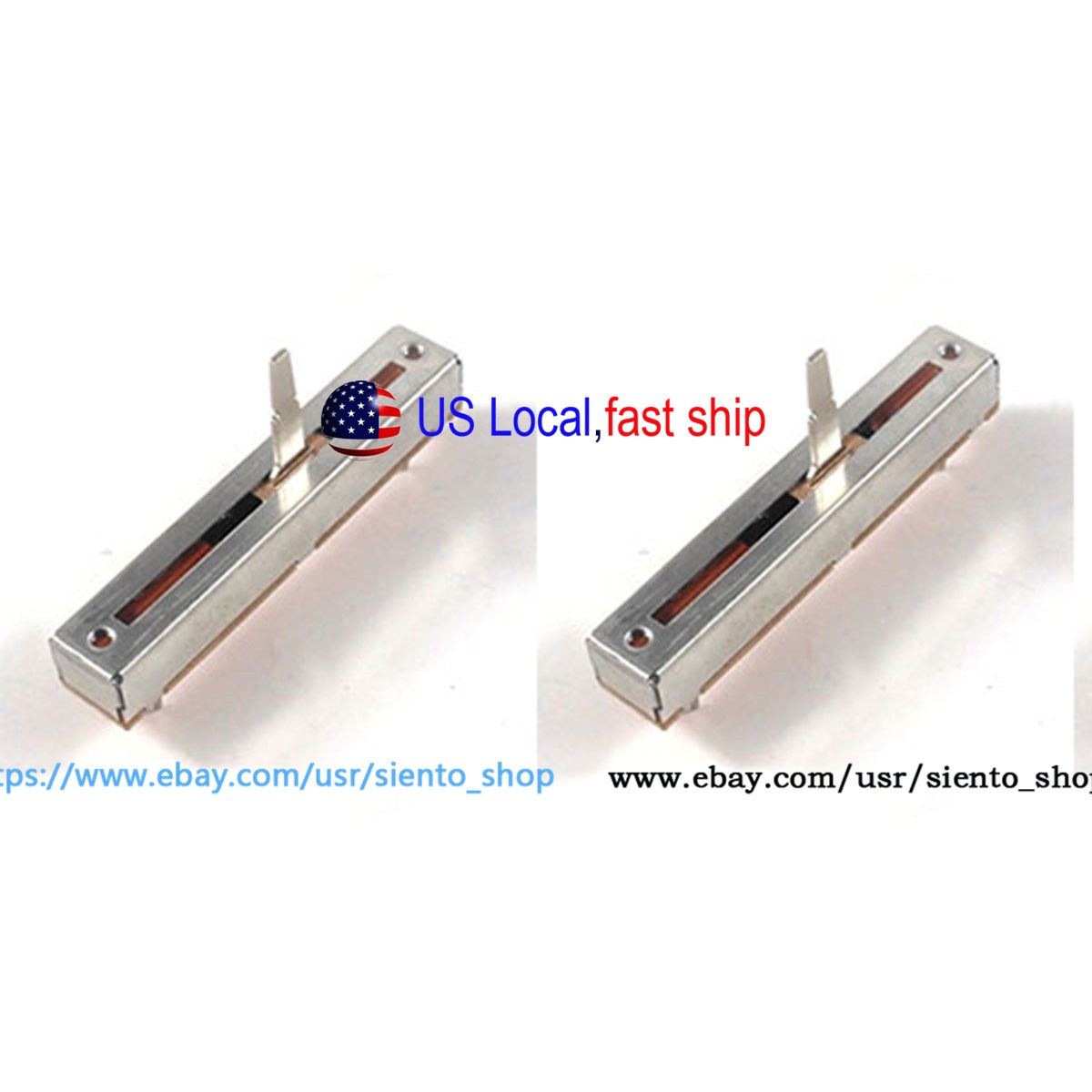 2*VR 418-S1MK2-725 Channel Fader 20mm For Pioneer DDJ-SX DDJ-SX2 DDJ-SX3 DDJ-RX