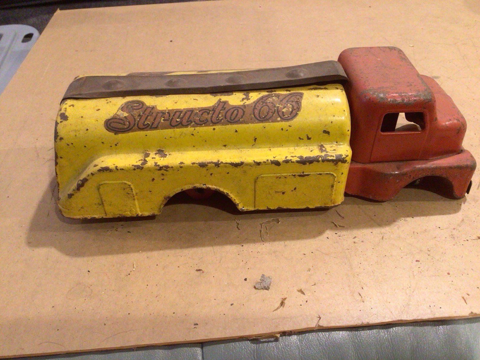 Vintage Structo 66 Fuel Delivery Truck For Restoration