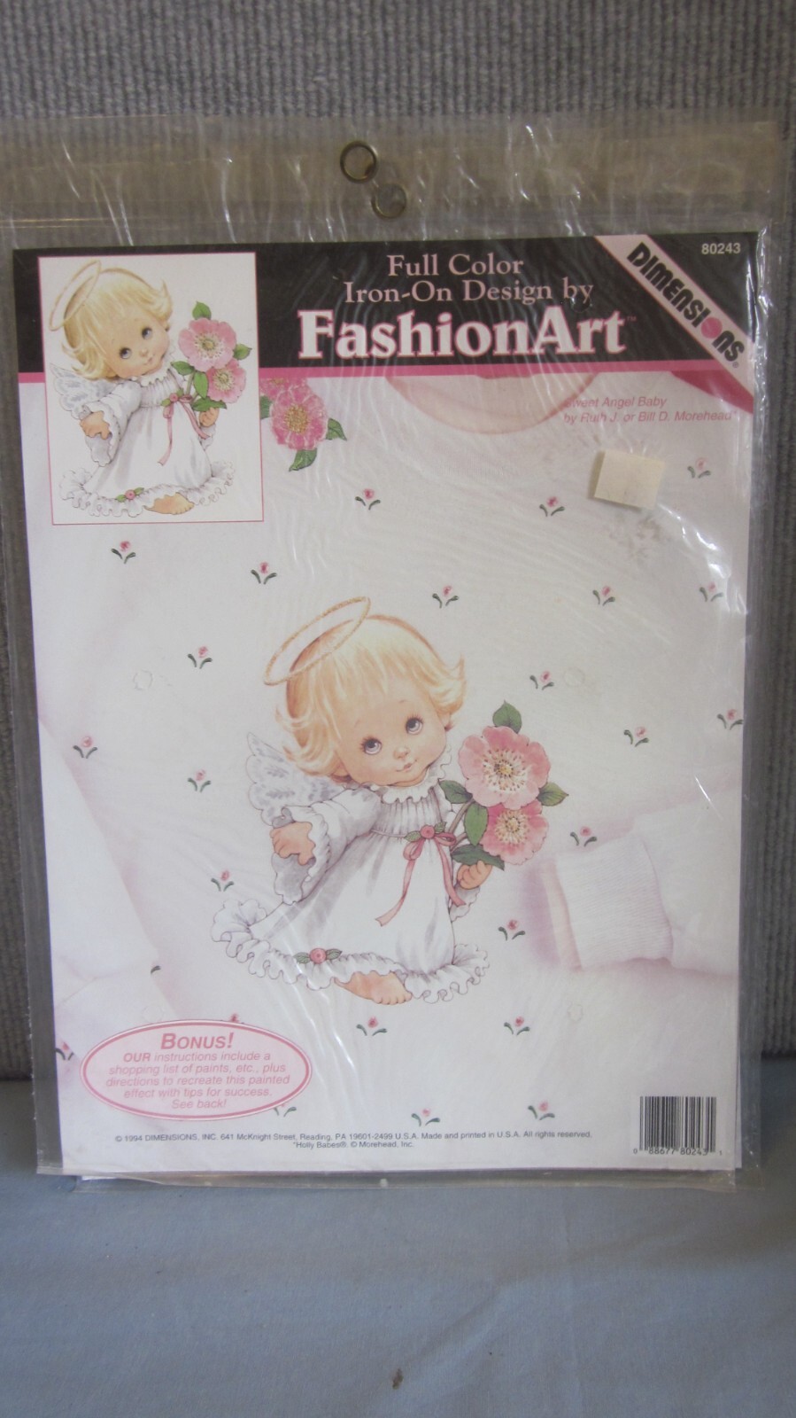 Iron-On Design by Dimensions -- Angel (Sealed)