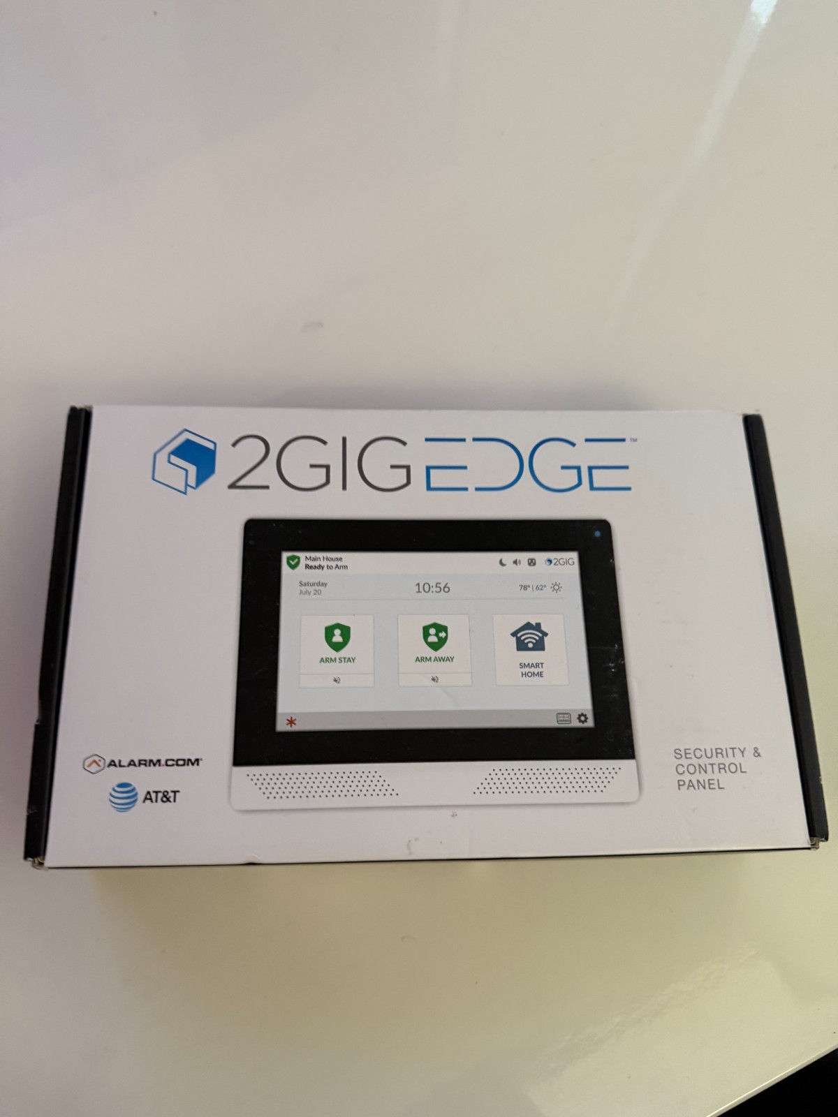 2GIG Edge Wireless Touchscreen Security Alarm Panel 2GIG-EDG-NA-VA BNIB UNSEALED