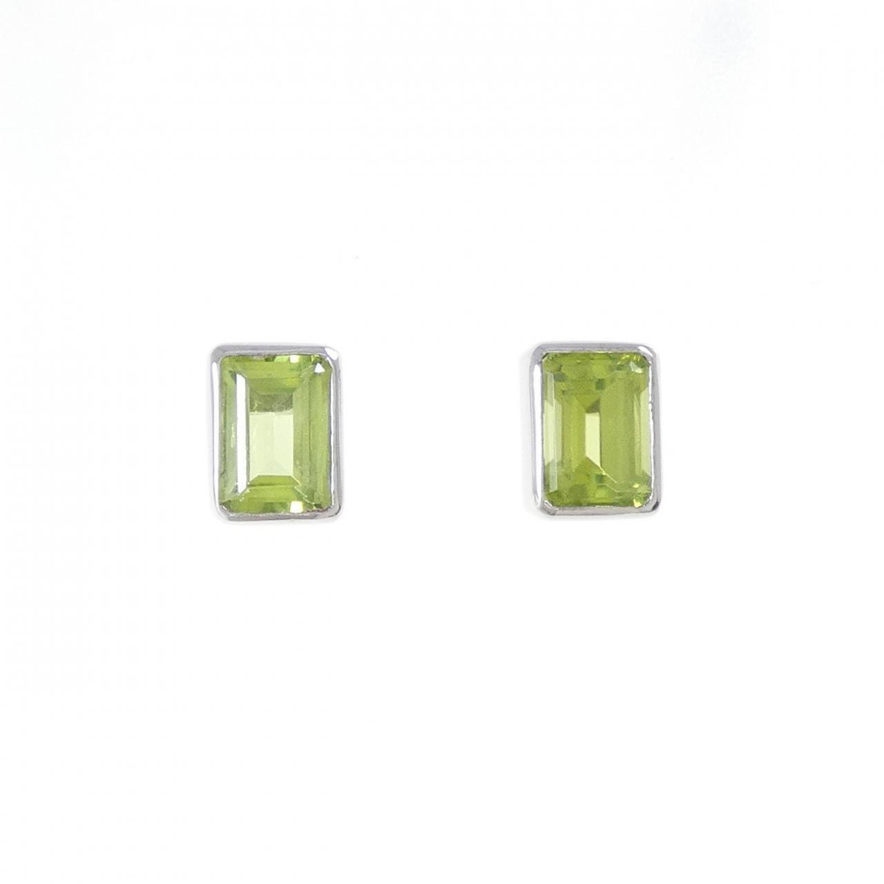 Authentic K18WG Peridot Pierce #270-004-131-3906