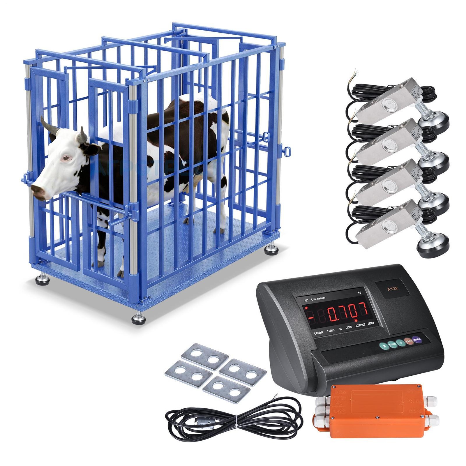 10000lb Livestock Scale Kit for Hogs Goats Sheep Alpacas Pigs & Platform scales
