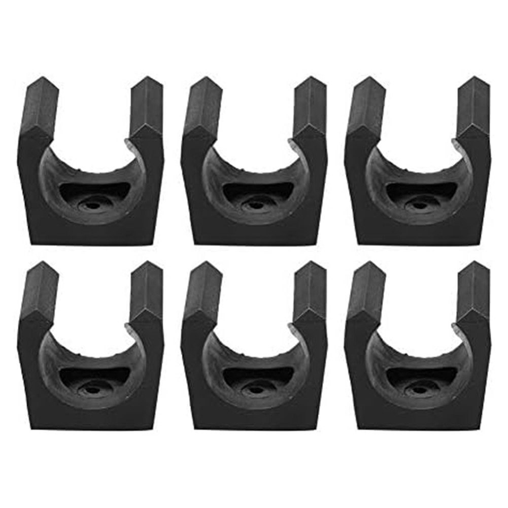 Plastic Billiard Pool Cue Clamp Set, 6  Single Stand Rod Storage9580