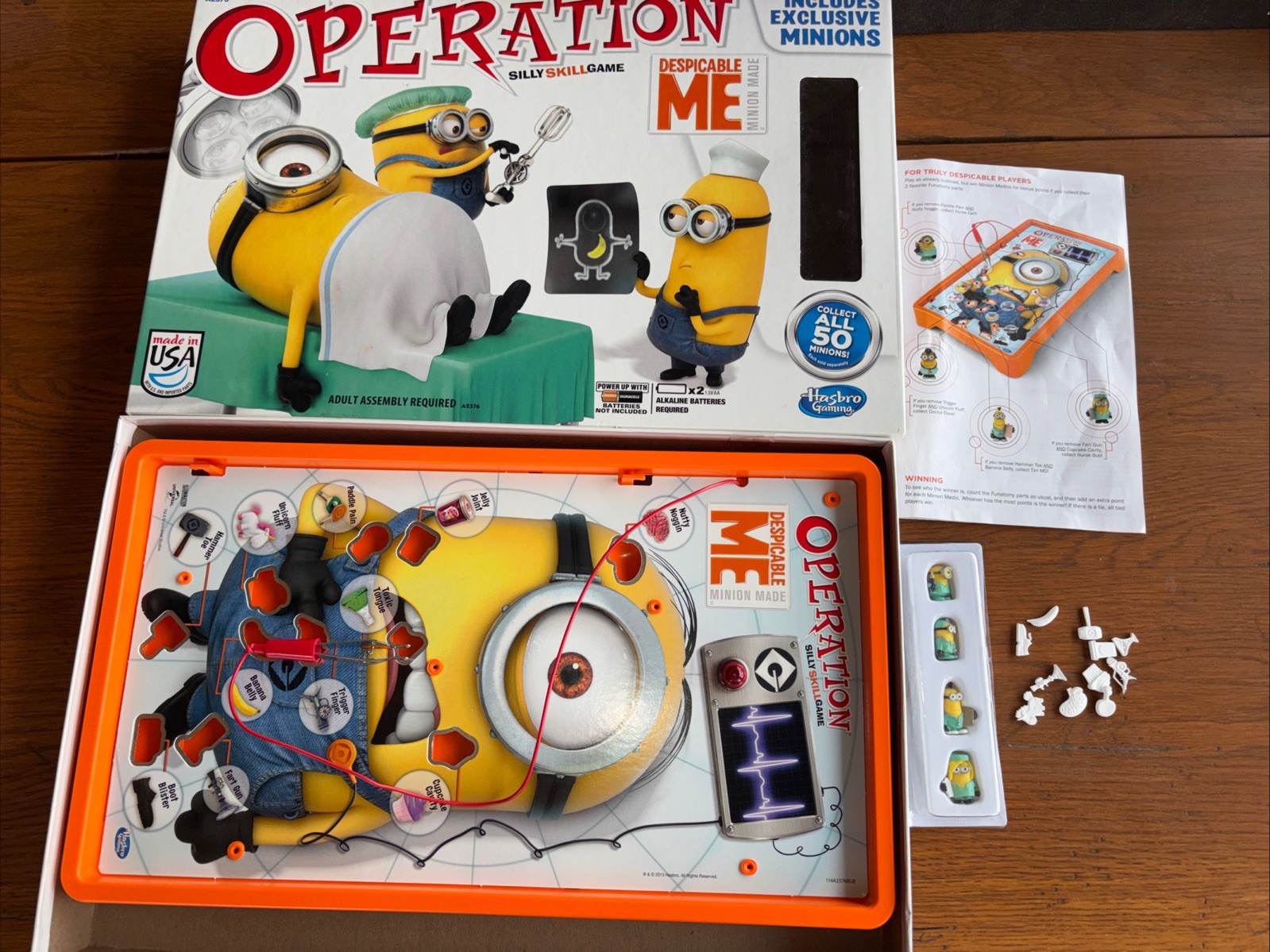 OPERATION: Despicable Me 2 board game - Hasbro 2012 - COMPLETE