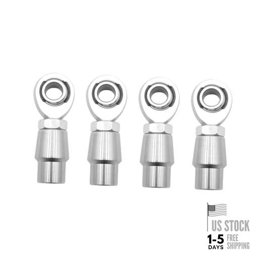  2Pcs 5/8 inch Heim Joints Rod End Kit, .625" Chromoly Heim Joints Panhard Rod 