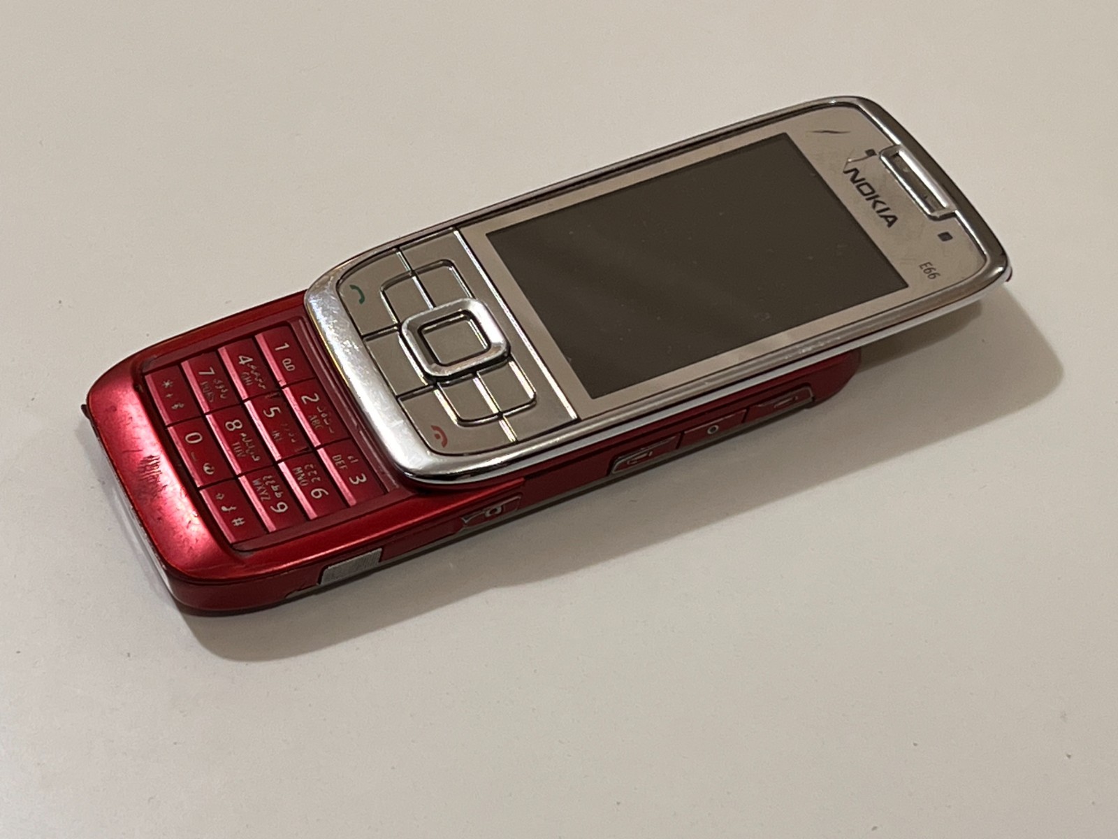 Nokia E66 red color GSM Mobile Phone Parts only