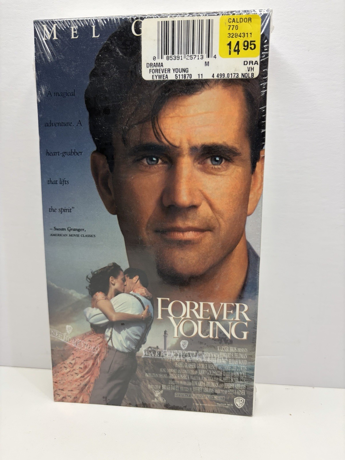 Forever Young VHS SEALED Watermarks WHV Stamp Mel Gibson VTG