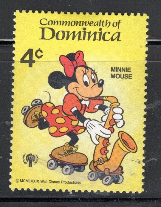 BRITISH DOMINICA  STAMPS DISNEY MINT HINGED LOT 60775