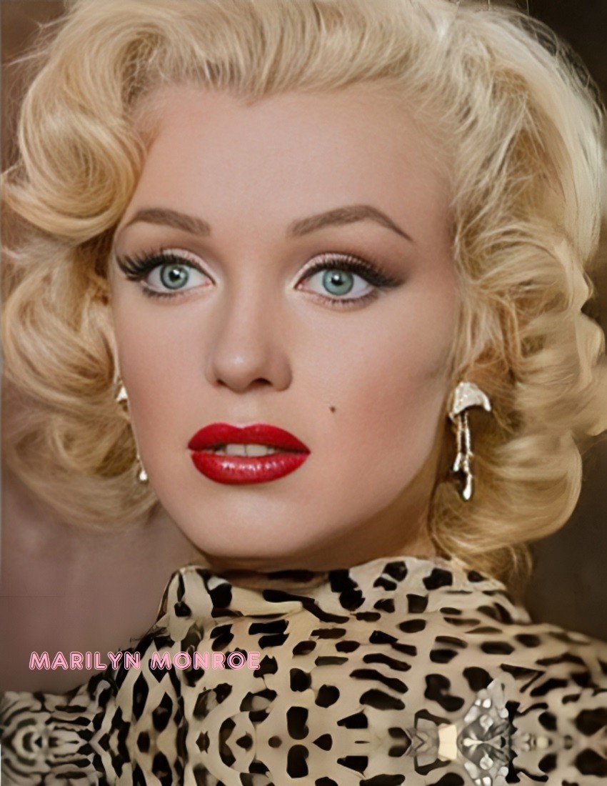 MARILYN MONROE #454 COLORIZED PHOTO 11 X 8.5 SHIPS FREE