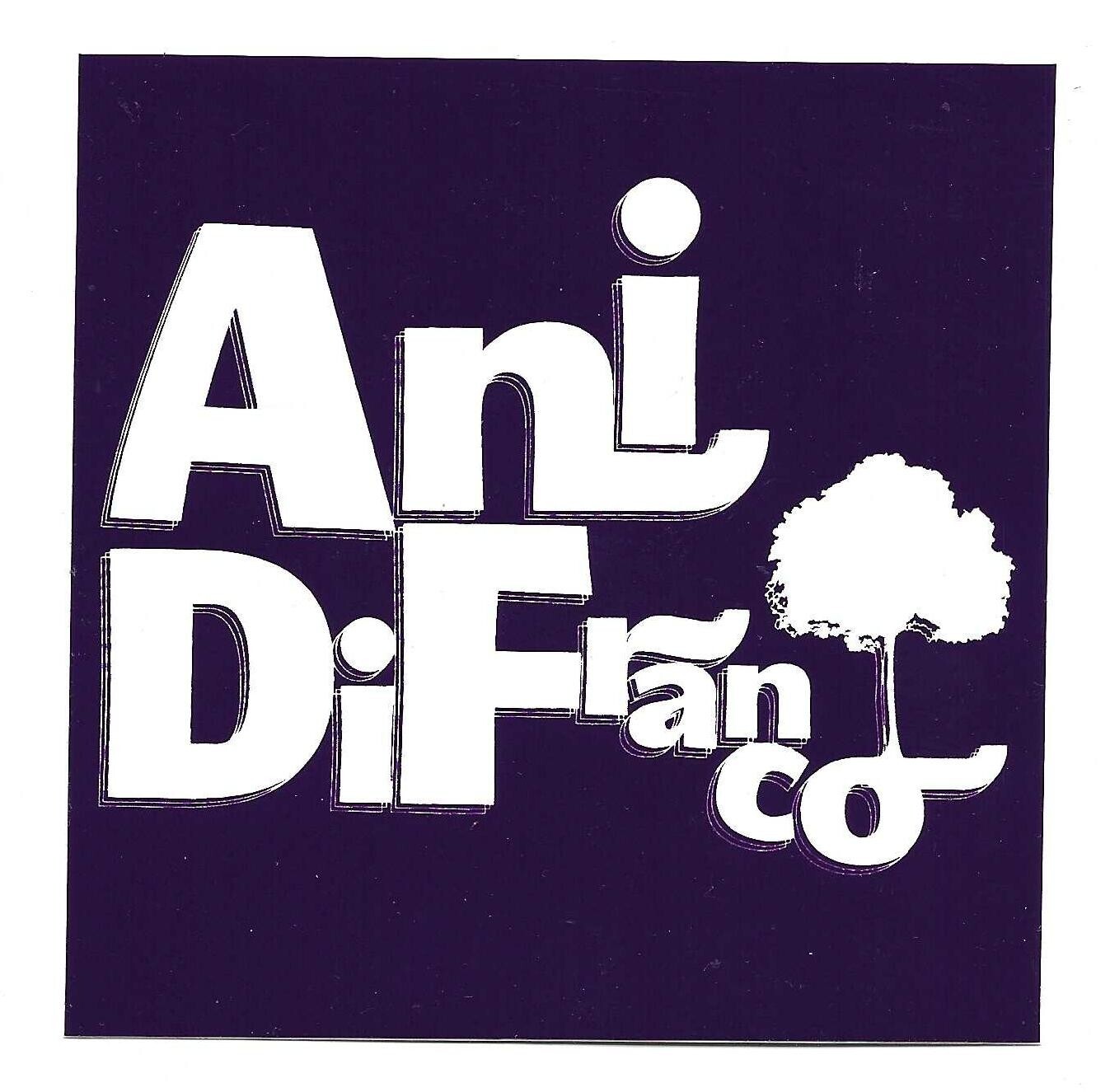 ANI DIFRANCO Rare VINTAGE 2005 PROMO STICKER DECAL 4x4 for Knuckle CD MINT USA