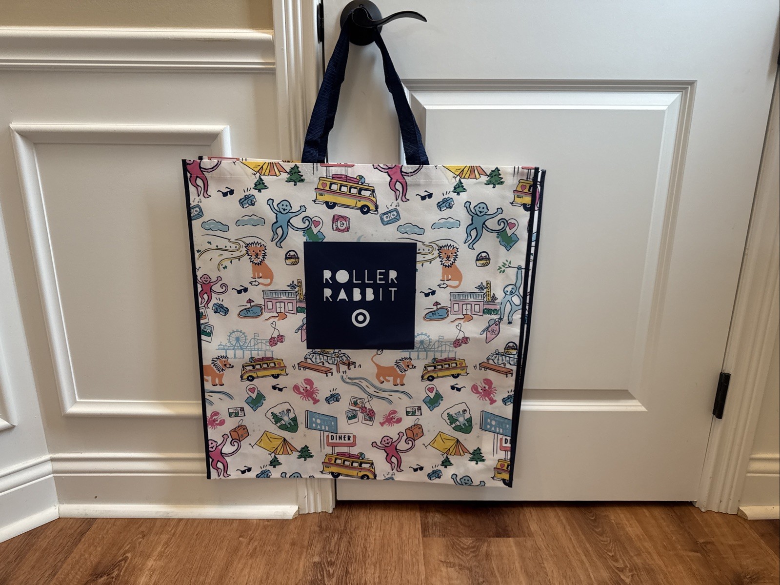 Roller Rabbit Target Exclusive Reusable Shopping Bag Large *IN HAND*