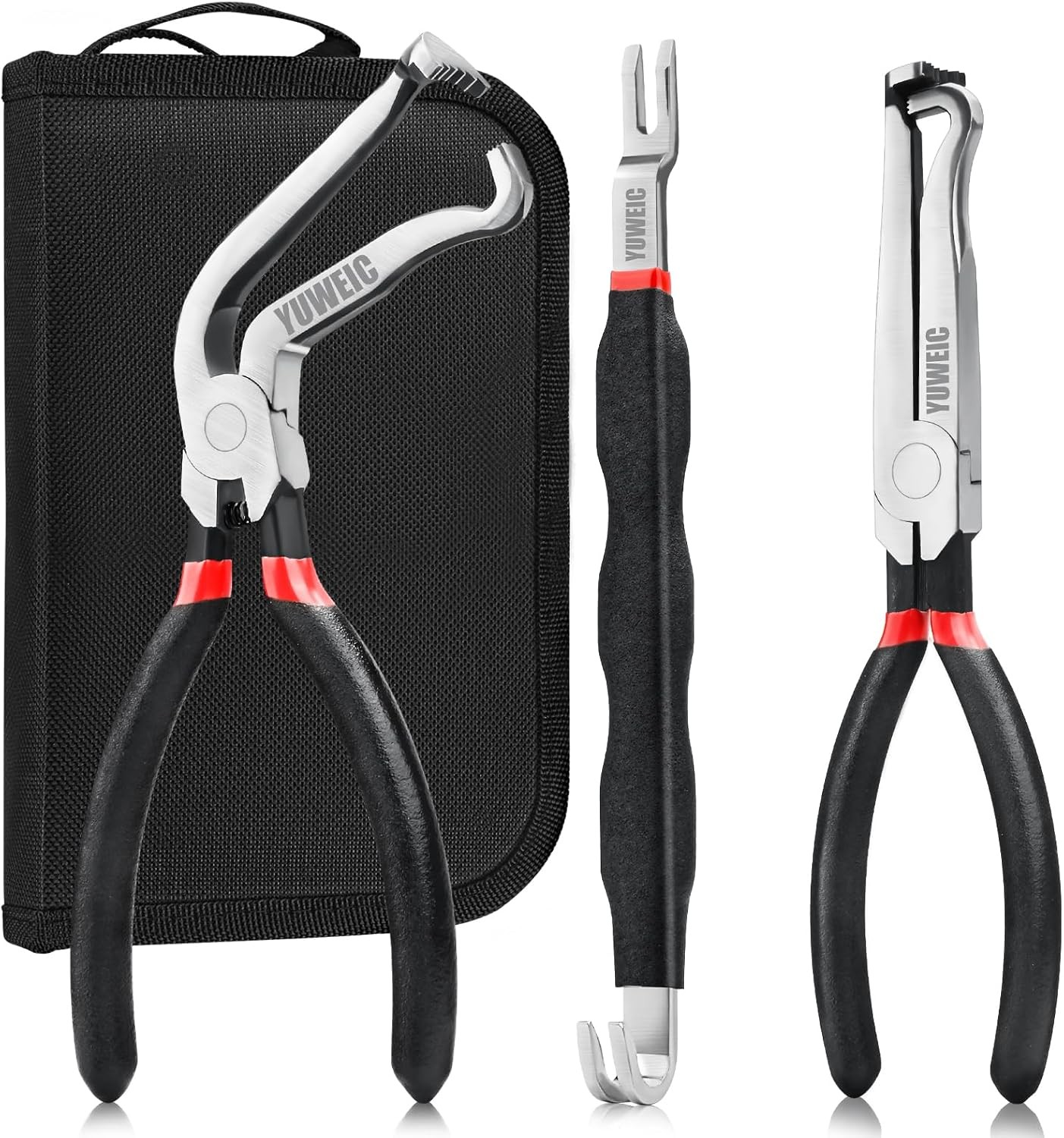 3PCS Automotive Wire Connector Removal Tool Kit - Electrical Disconnect Pliers S