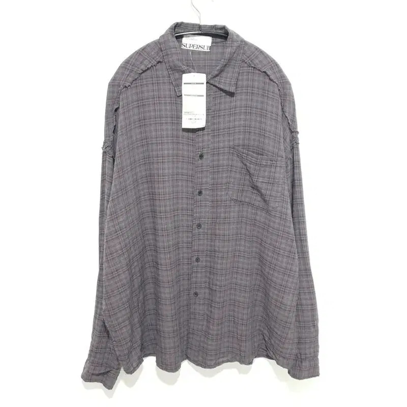 SuperSub Gungji Check Shirt - L, M1336, Pre-Owned