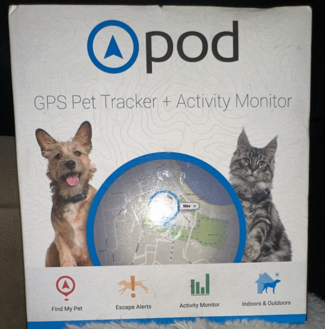 New POD GPS Pet Tracker & Activity Monitor POD-002
