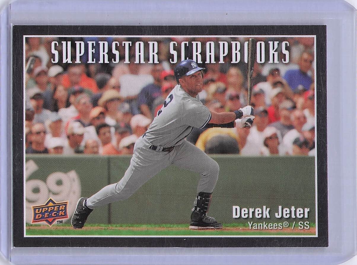 Derek Jeter 2008 Upper Deck series 2 Superstar Scrapbooks  New York Yankees