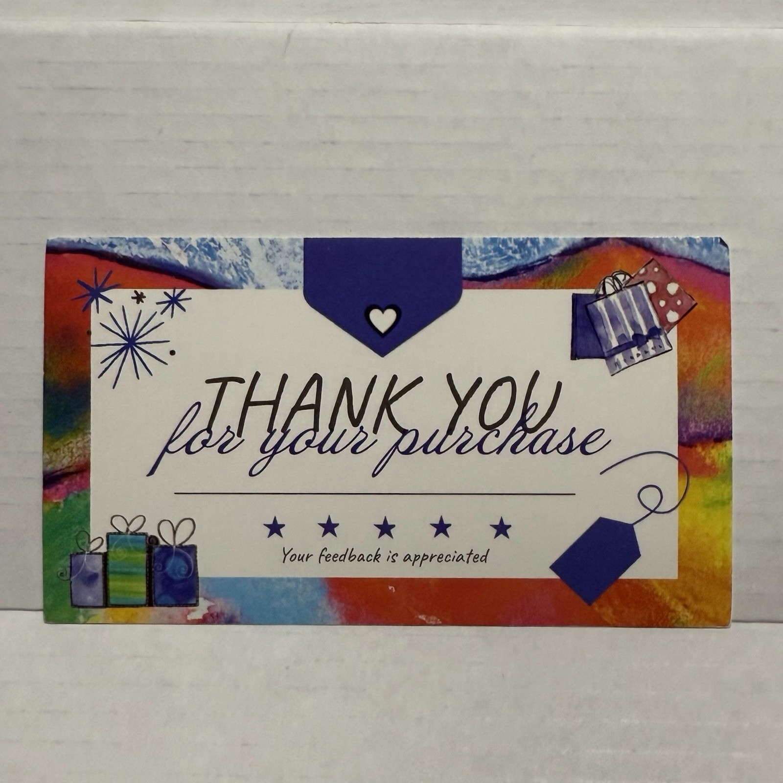 25 Thank You Business Cards