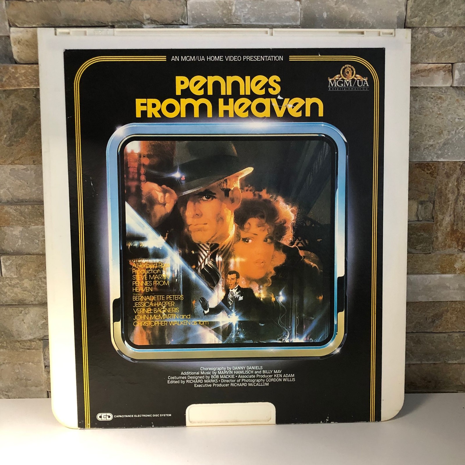 Pennies From Heaven CED Videodisc MGMUA Home Video 1981 Steve Martin Collectible