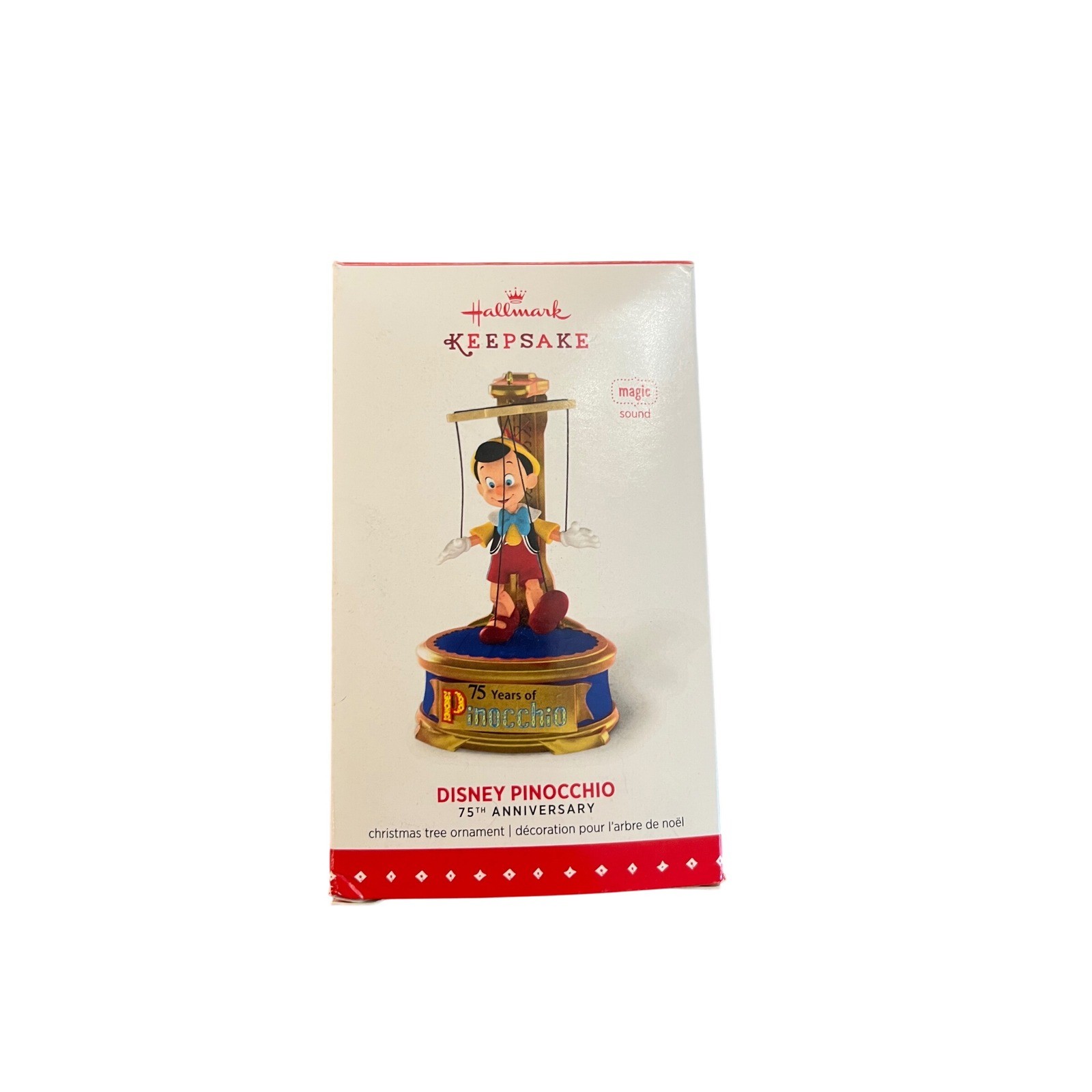 New Disney Pinocchio 75th anniversary Hallmark keepsake ornament