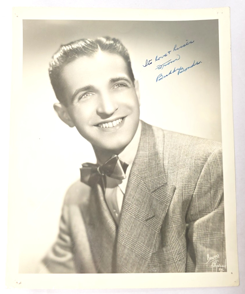 1940's Buddy Bonds Signed 8x10 Photo Inscribed Autograph Musical Duo Performer