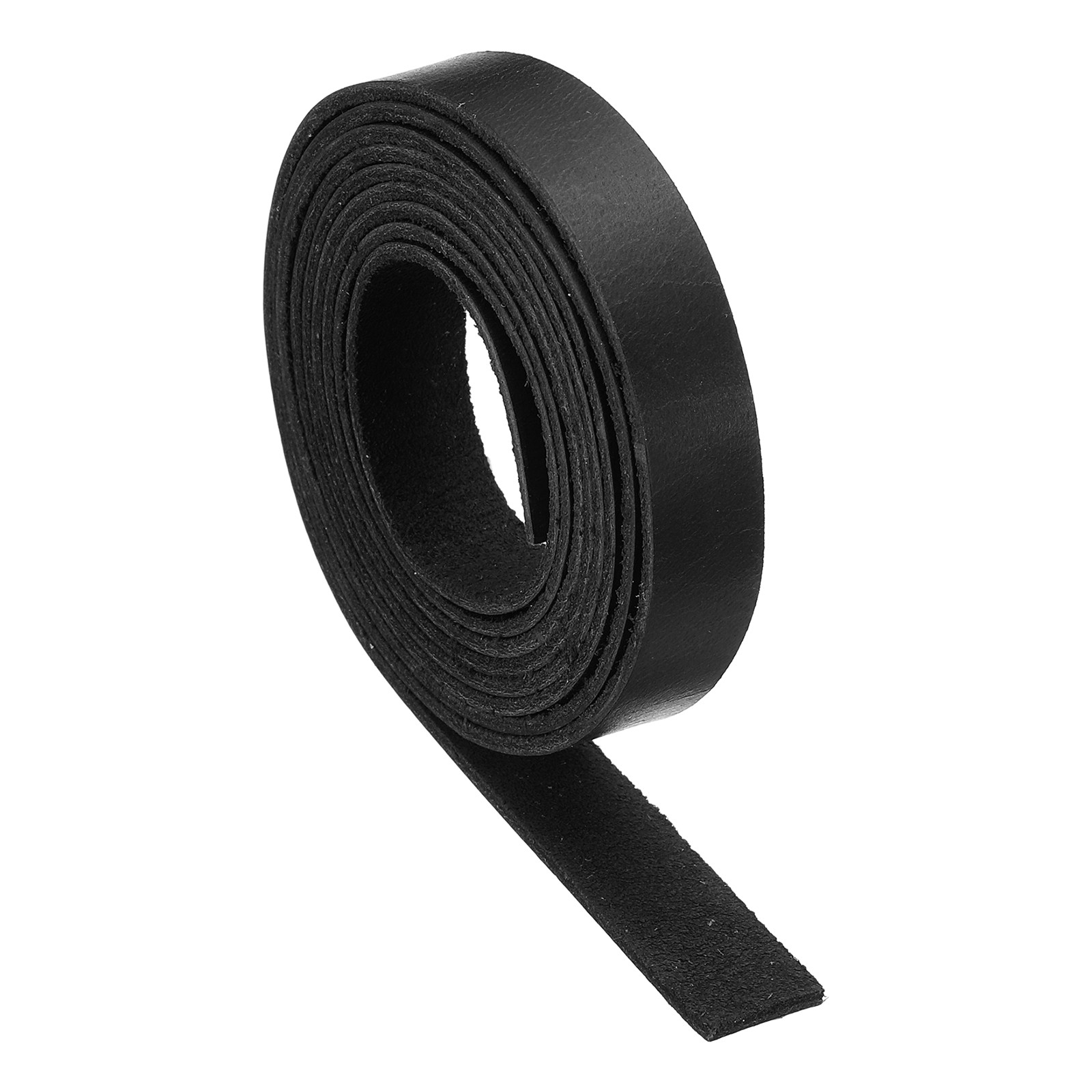 Full Grain Leather Strap, 0.4 Inches Wide x 51 Inches Long, Black