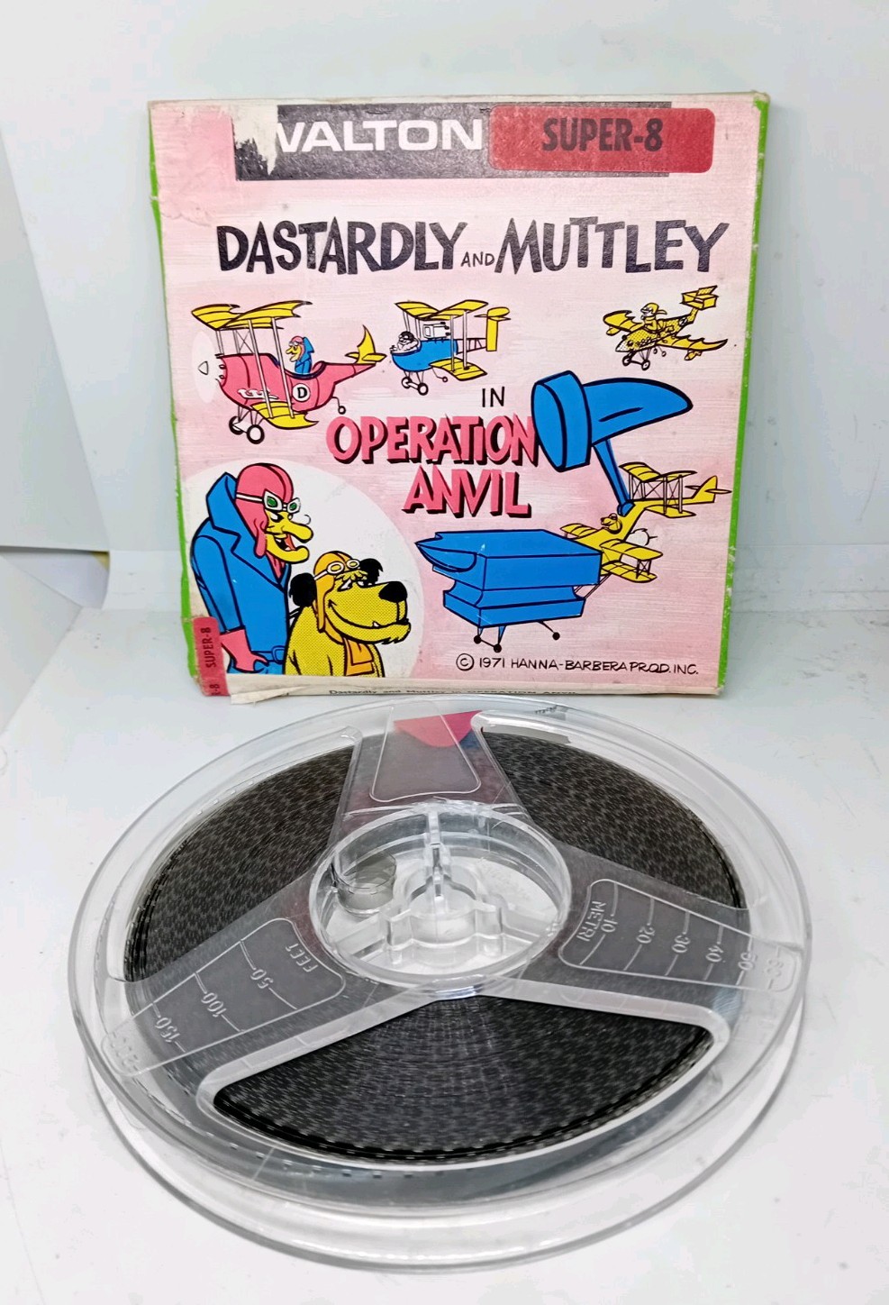 Dastardly And Muttley in Operation Anvil  Vintage Super 8mm Silent Cine Film