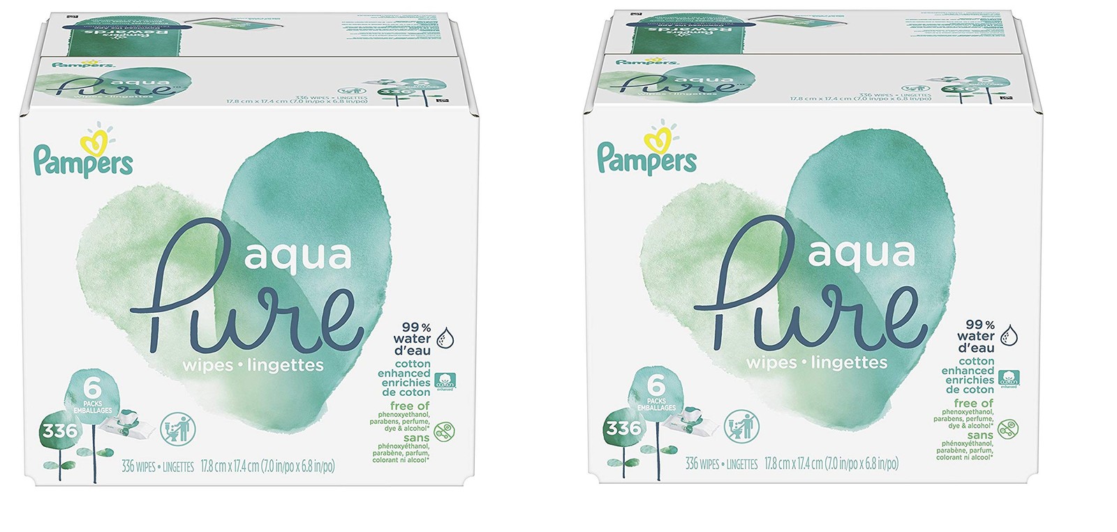 Baby Wipes 672 Count Pampers Aqua Pure Pop-Top Sensitive Water infant toddler