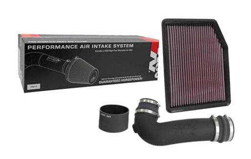  Cold Air Intake System: High-Flow Air Filter, Increase Performance & Towing: 