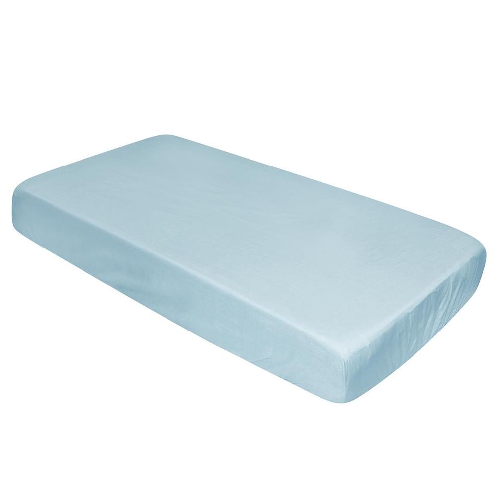 Silly Billyz Polycotton Fitted Cot Sheet (Sky Blue)