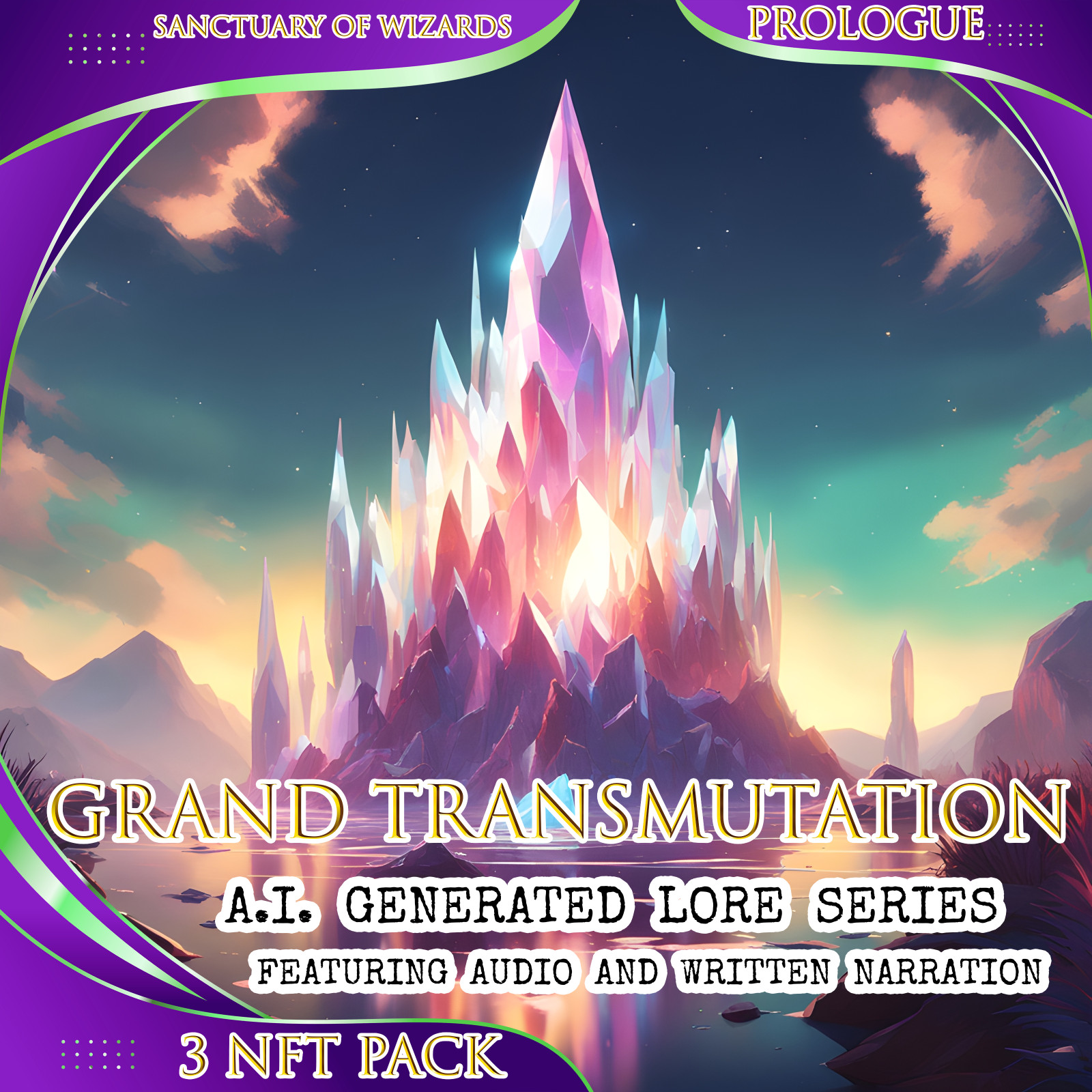 Sanctuary of Wizards Grand Transmutation Prologue - WAX Blockchain 3 Pack