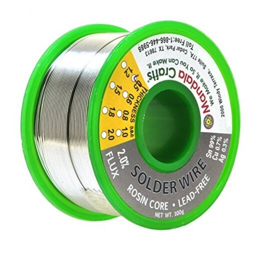  Solder Wire with Solder Flux - Rosin Core Solder for Lead Free 100g 0.5mm