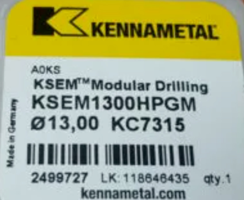 1PCS ORIGINAL NEW KENNAMETAL KSEM1300HPGM KC7315