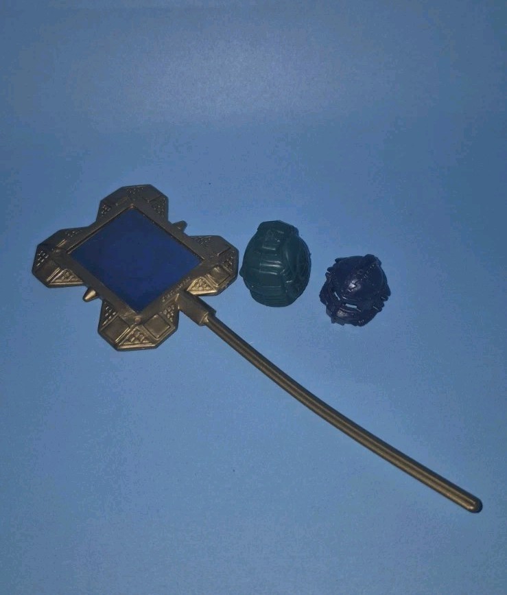 Vintage Visionaries Accessories Staff + 2 Helmets 100% Original 