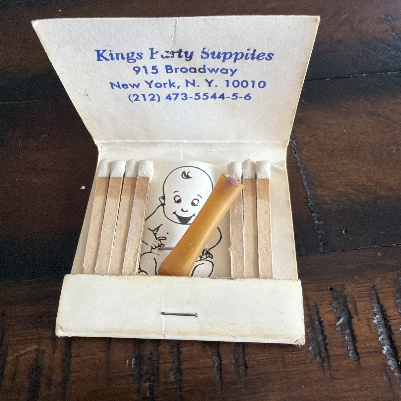 Honeymoon Special Matchbook Baby-Kings Party Supplies-Vintage Novelty