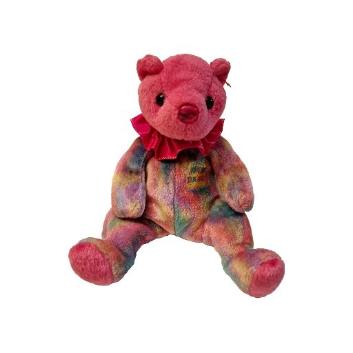 2001 TY Beanie Baby JANUARY The Pink Bear Retired  Collectible 1207
