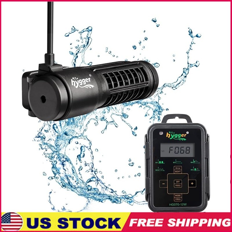 Intelligent 360 Degree Aquarium Wave Maker Pump Powerful Silent Controller 12W