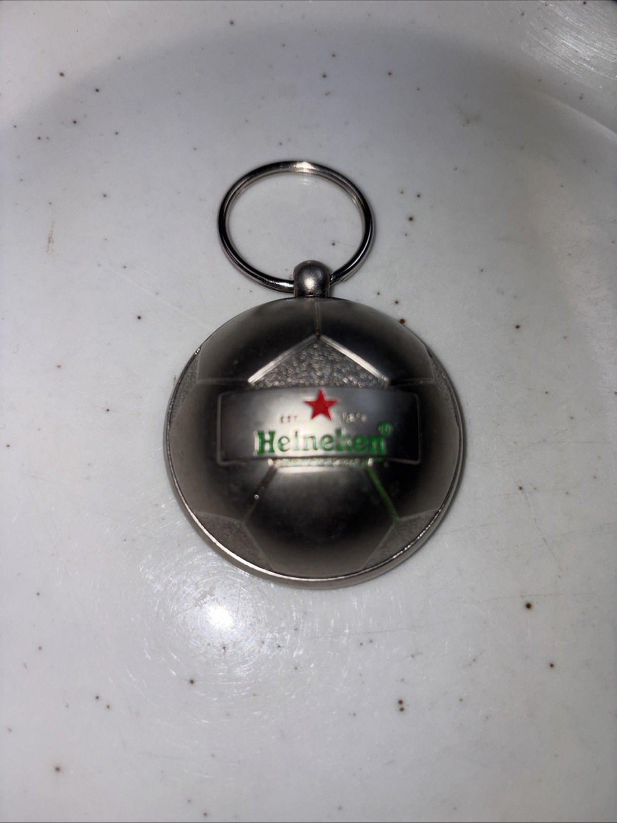 Heineken Soccer Ball Original Keychain and Bottle Opener
