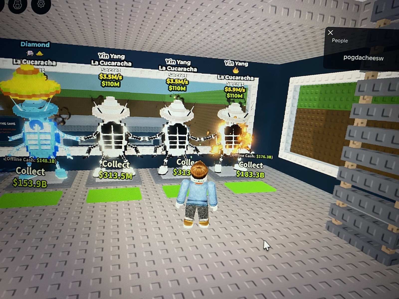 Roblox Secret Game Items - Yin Yang, La Cucaracha, Diamond Collectibles