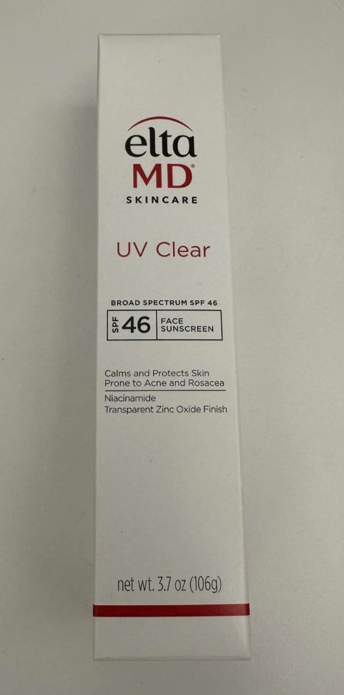 Elta MD UV CLEAR Broad Spectrum SPF 46 Facial Sunscreen 3.7oz 106g EXP: 04/2027