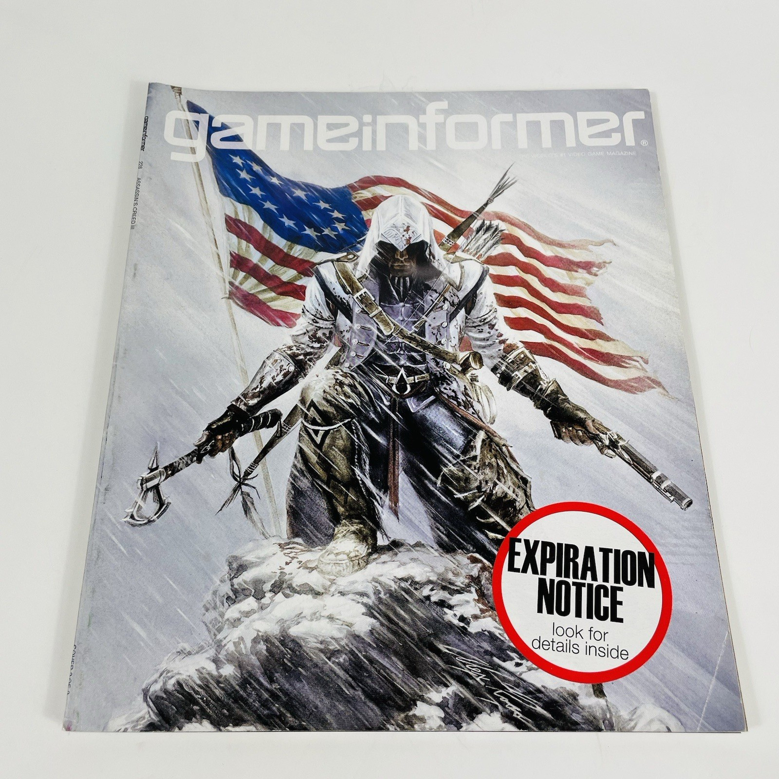 game informer magazine 228 Assassin's Creed 3 Cover 2 of 2