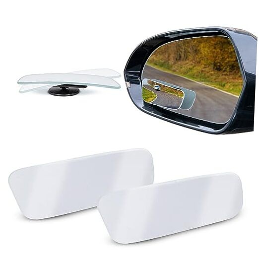  2 Pack Blind Spot Car Mirror - Frameless Car Blind Spot Mirror with 