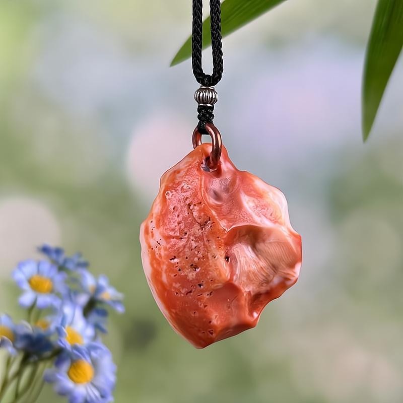 China Inner Mongolia Gobi Colored Jade Specimen Pendant