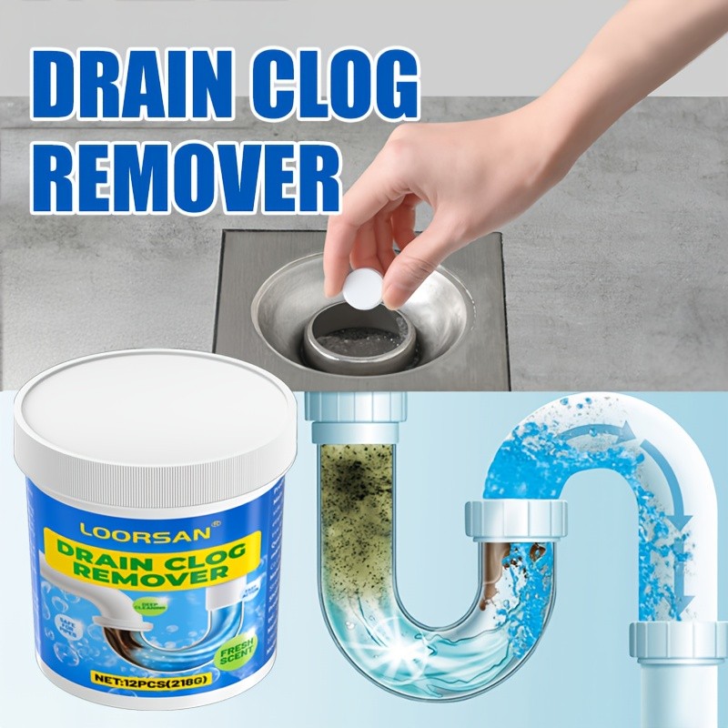 LOORSAN Professional Pipe & Drain Cleaner 1 Box - Powerful Clog Dissolver