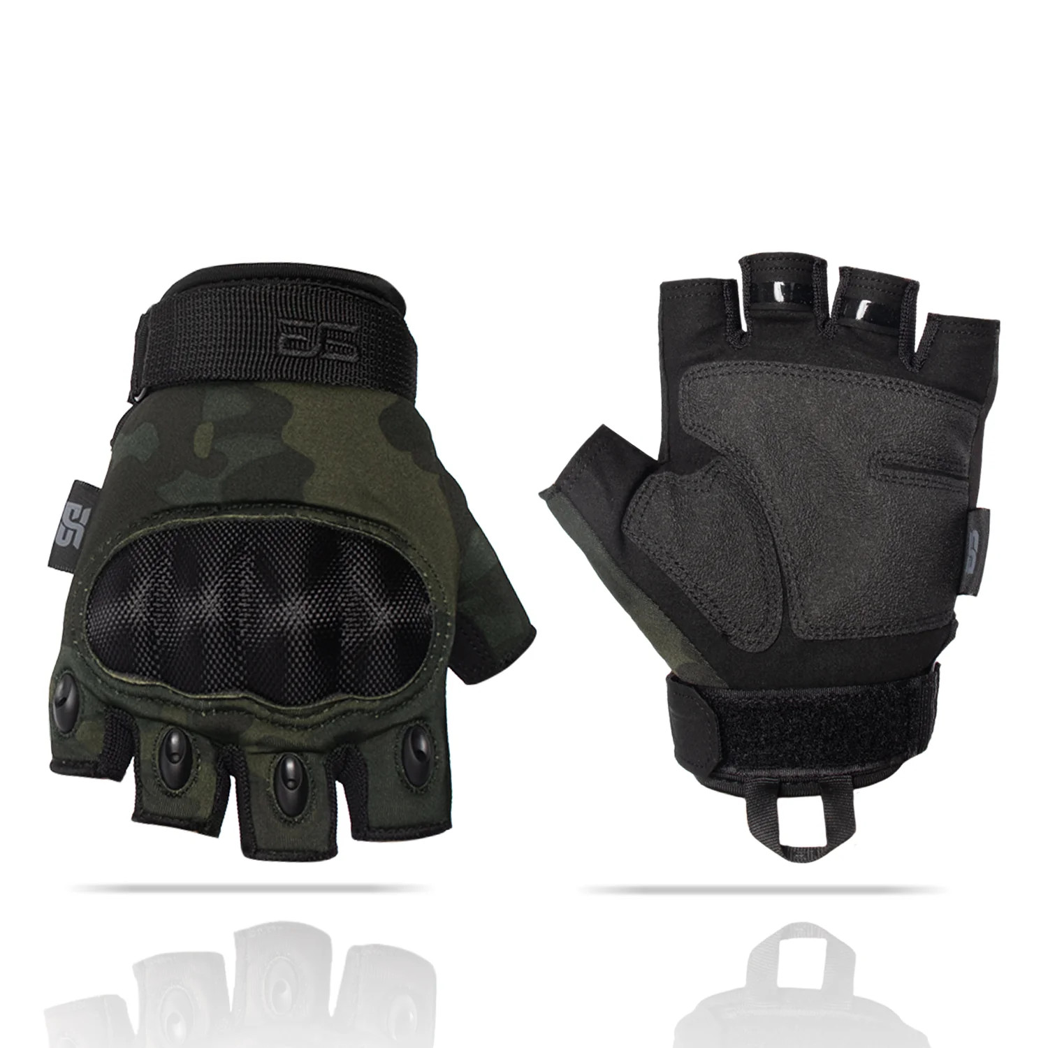 KNUCKLE PRO- FINGERLESS (BLACK MULTICAM)
