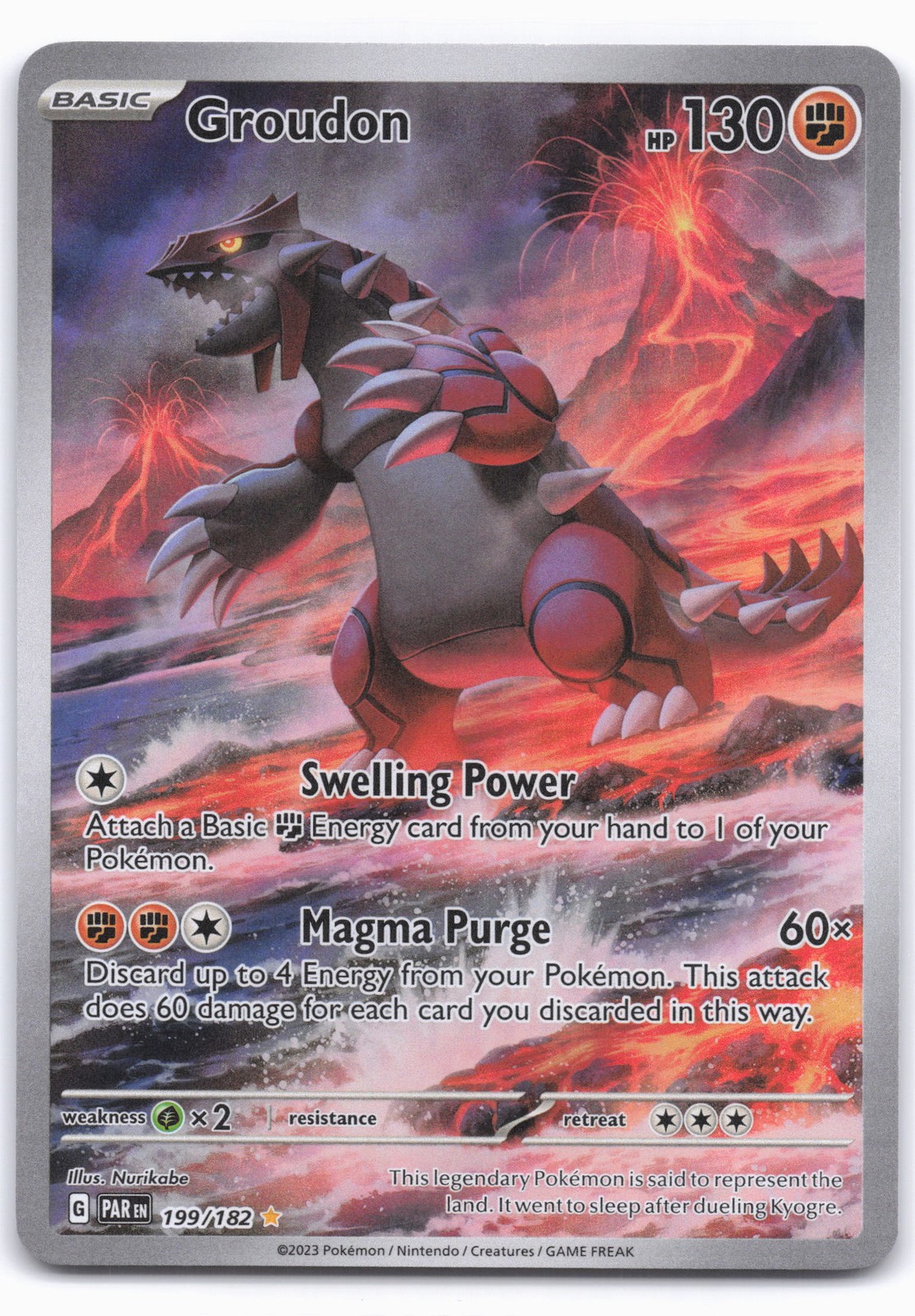 SV04: Paradox Rift #199/182 Groudon