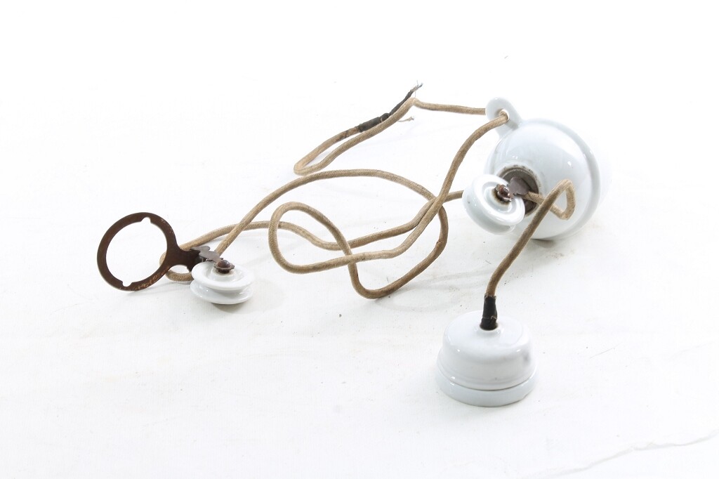 Lamp egg Weight Socket Pendant Light Art Deco Hanging Lamp with Ceiling Outlet