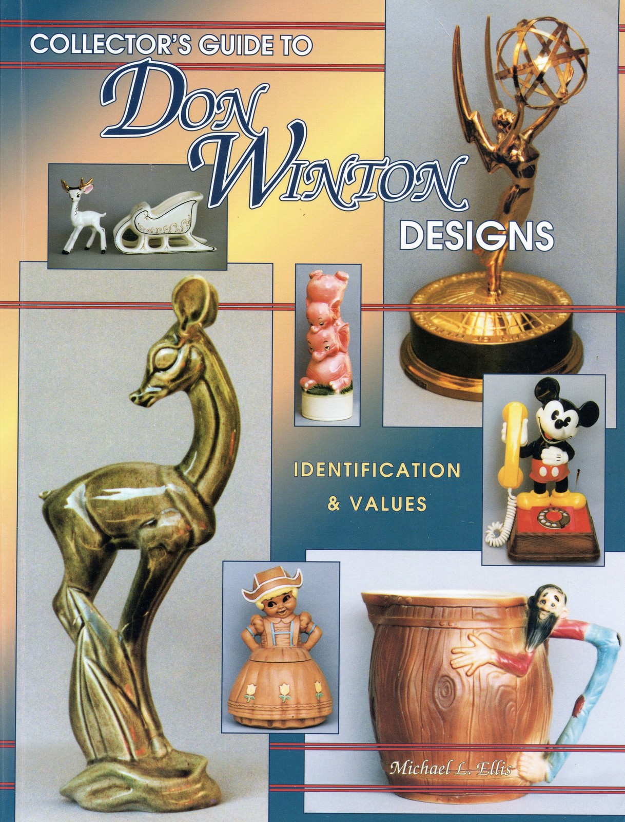Don Winton Ceramic Designs Figurines Cookie Jars Hillbillies Etc / Book + Values