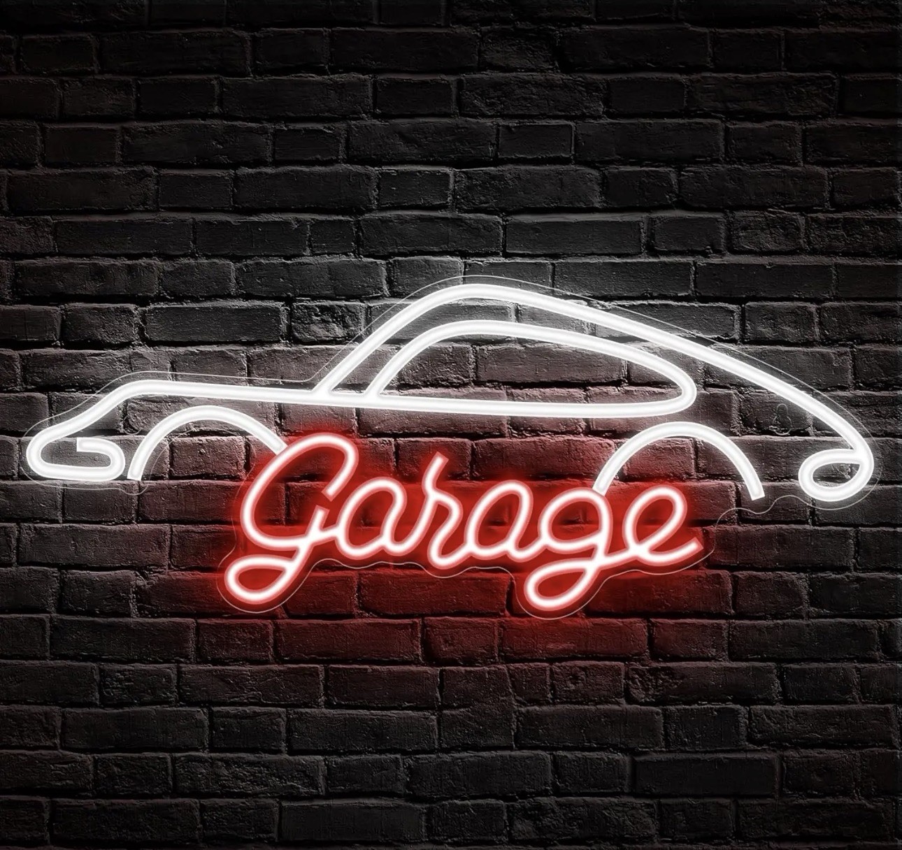 Neon LED Car Garage Sign